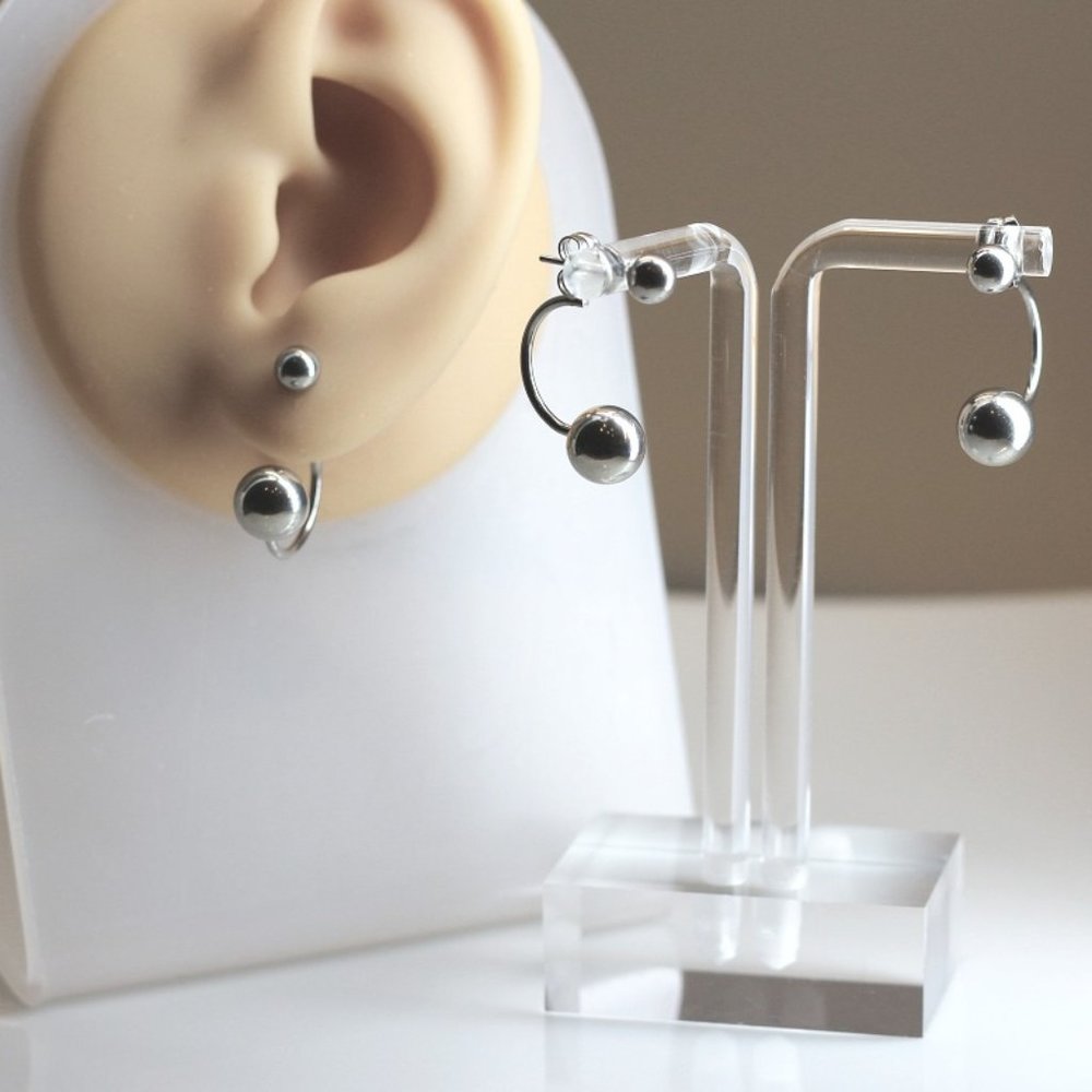 Earrings / 100% high-quality stainless steel / hypoallergenic and waterproof - Picture 3 of 5